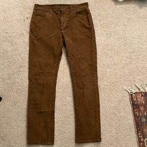J. Crew Slim fit Corduroy Pants